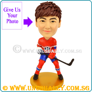 Custom 3D Sporty Hockey Figurine